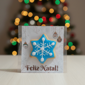 1 Unidade - Biscoito Formato Floco de Neve