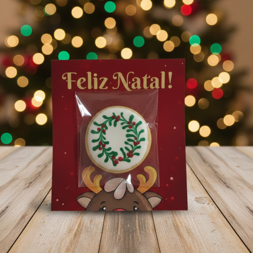 1 Unidade - Biscoito Formato Guirlanda